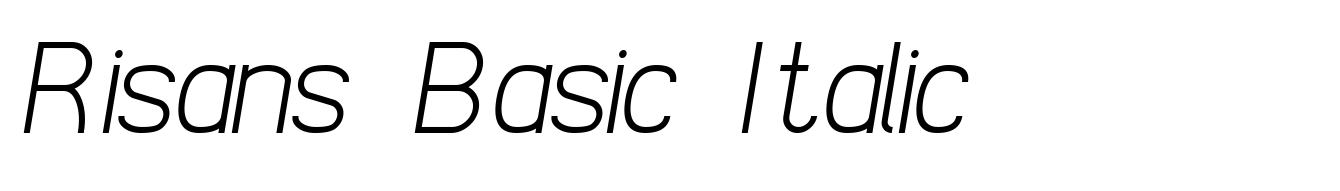 Risans Basic Italic